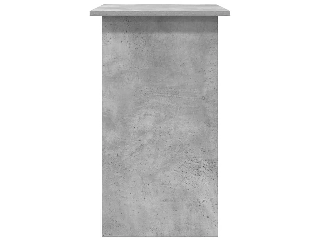 Bureau Gris béton 80x45x74 cm Bois d’ingénierie