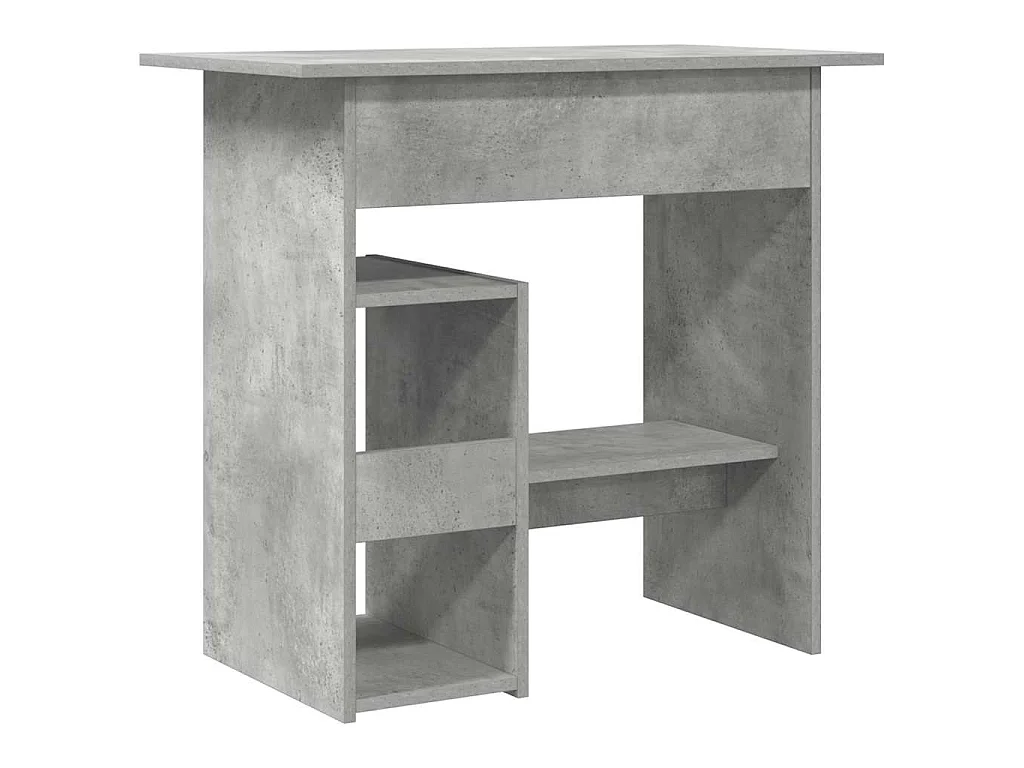 Scrivania Grigio Cemento 80x45x74 cm in Legno Multistrato