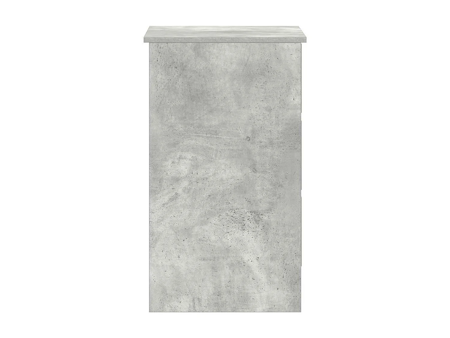 Bureau Gris béton 90x45x76 cm Bois d’ingénierie