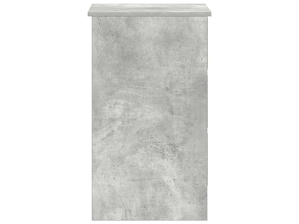 Bureau Gris béton 90x45x76 cm Bois d’ingénierie