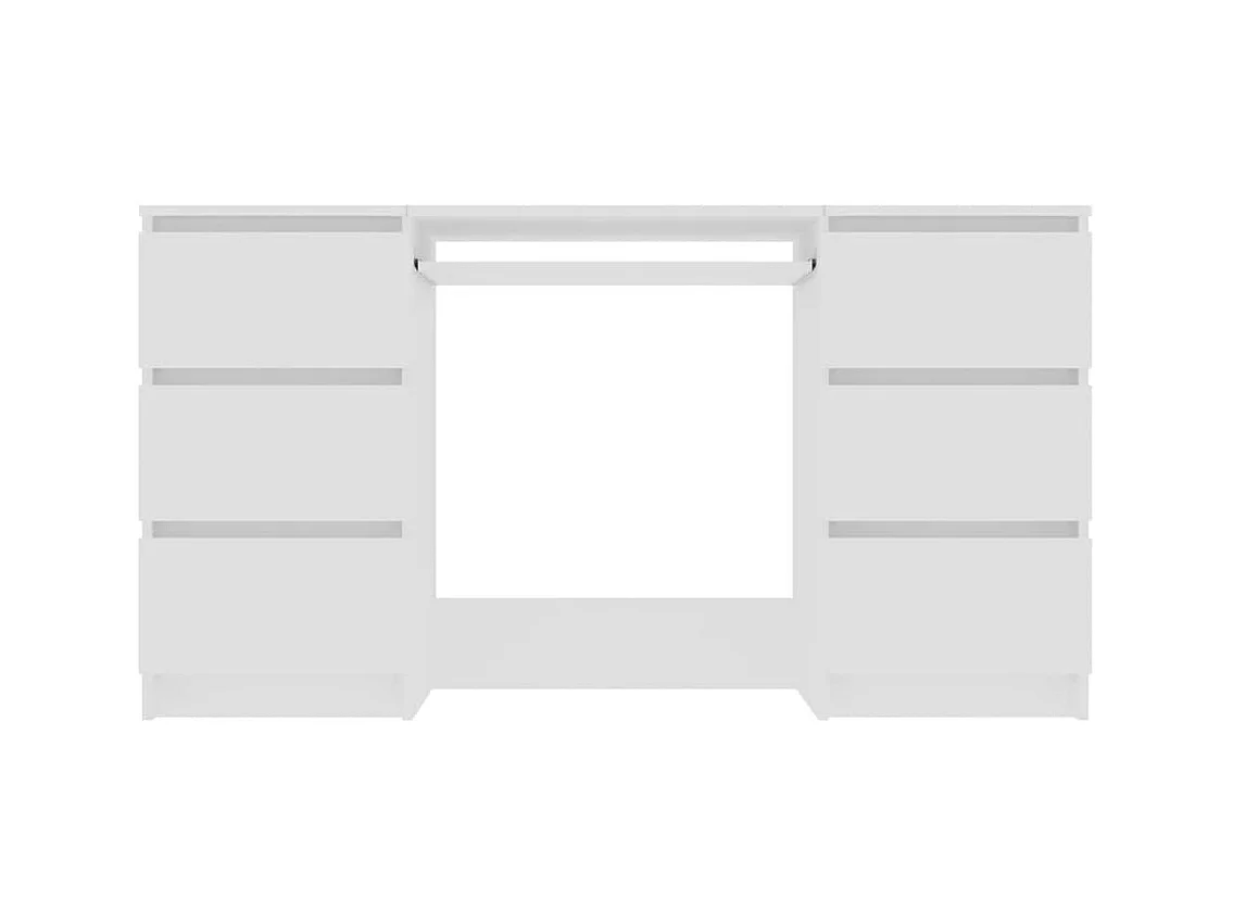 Bureau Blanc 140x50x77 cm Bois d'ingénierie