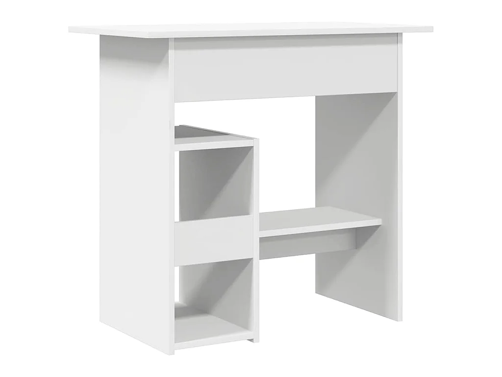 Bureau Blanc 80x45x74 cm Bois d’ingénierie