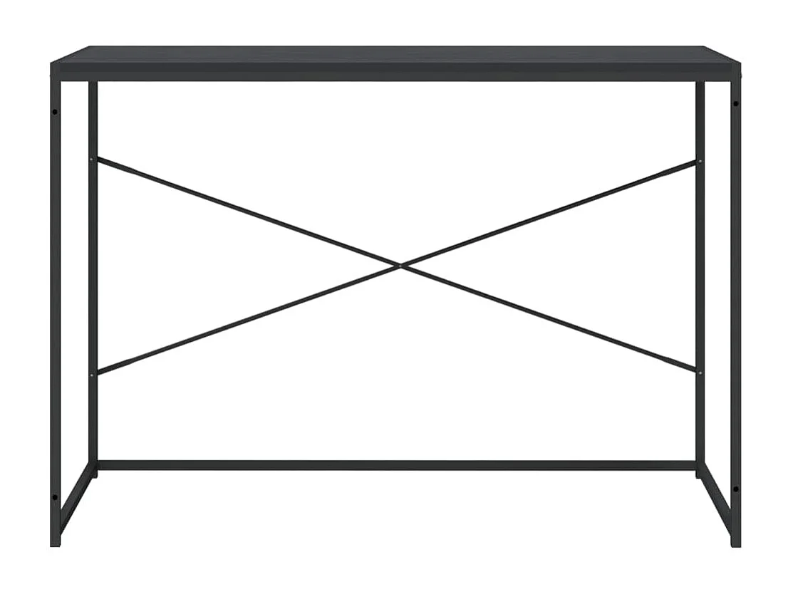 Bureau d'ordinateur Noir 110x60x70 cm Bois d'ingénierie