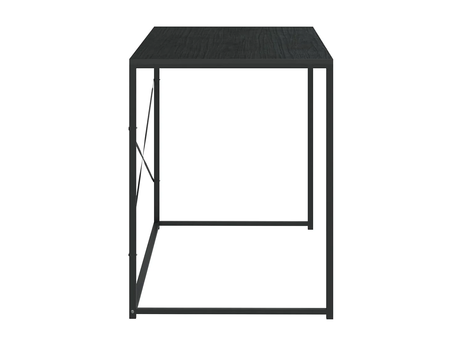 Computertisch Schwarz 110x60x70 cm Holzwerkstoff