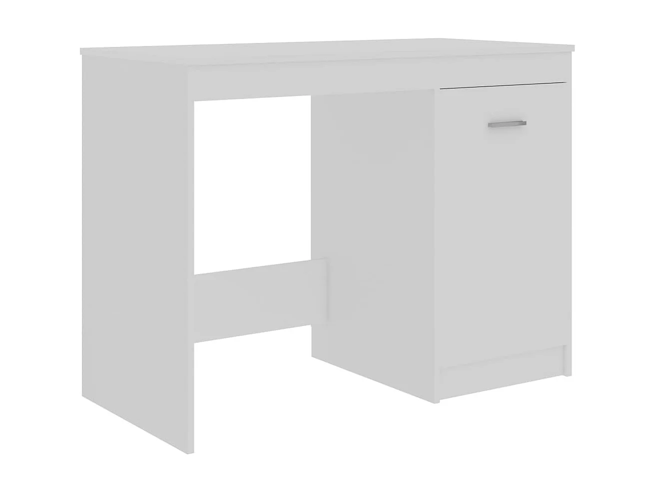 Bureau Blanc 140x50x76 cm Bois d’ingénierie