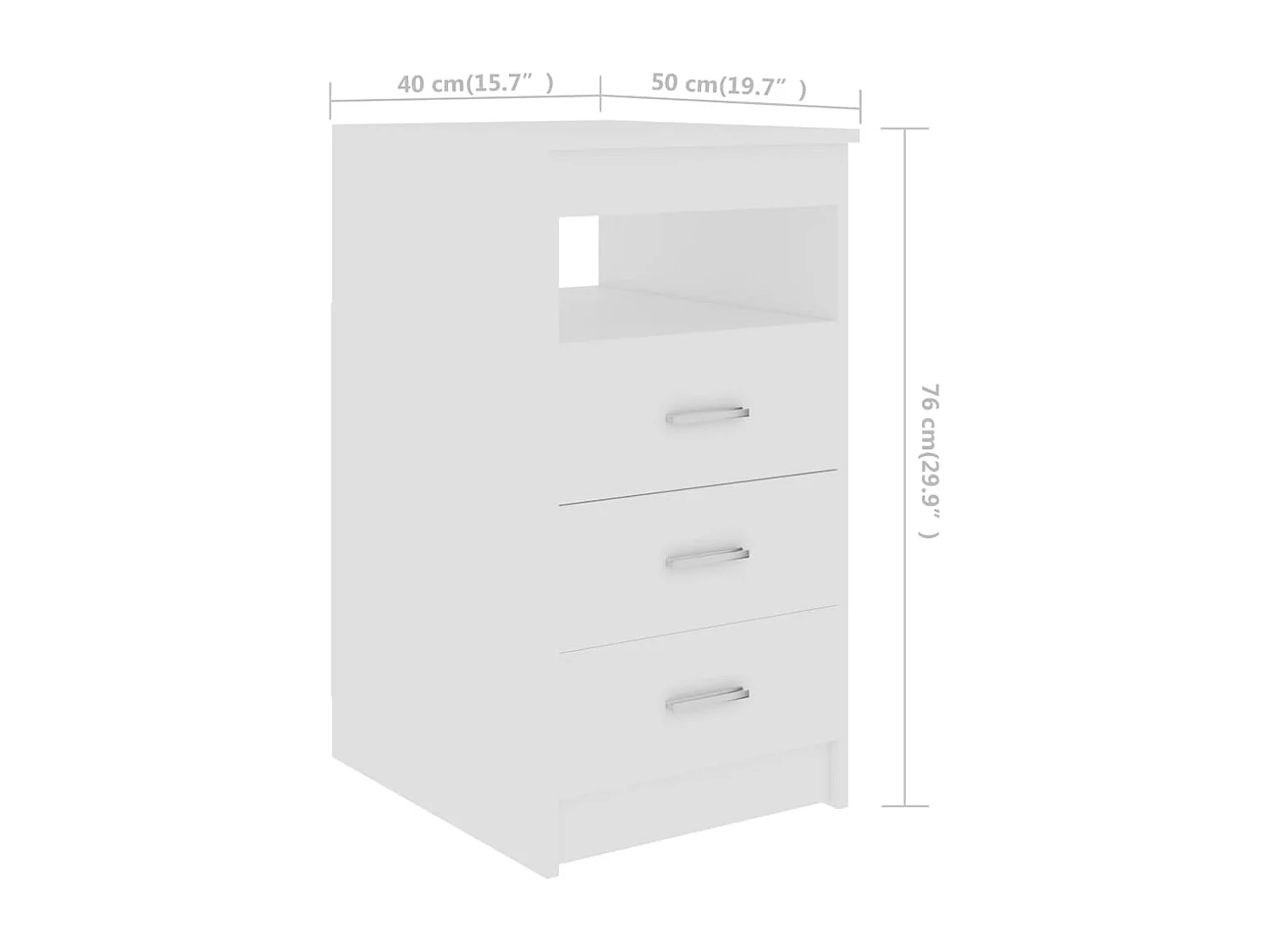 Bureau Blanc 140x50x76 cm Bois d’ingénierie