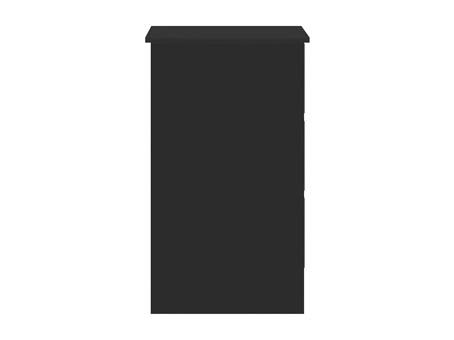 Bureau Noir 90x45x76 cm Bois d’ingénierie