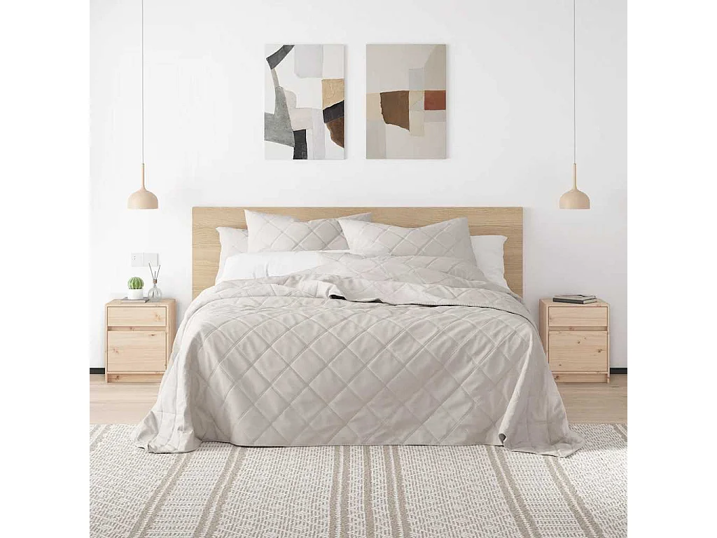 Nachtkastje 40x31x50 cm massief grenenhout