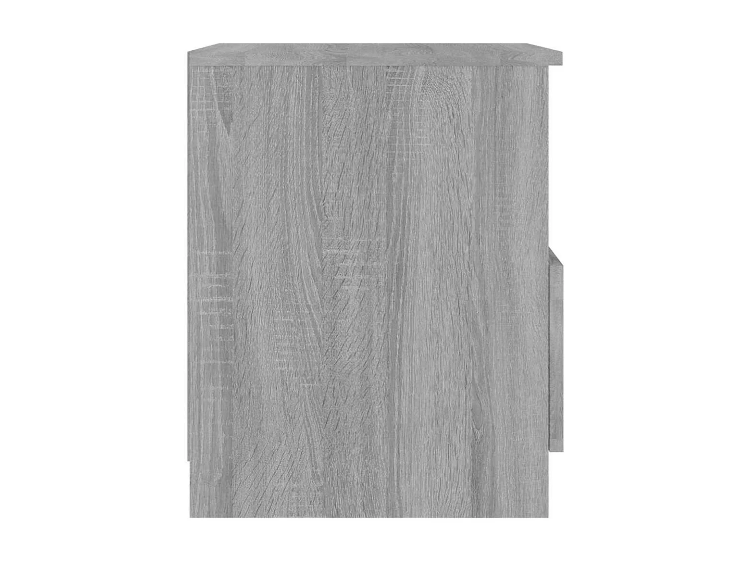 Mesa cabeceira 2pcs 40x40x50 cm madeira processada cinza sonoma