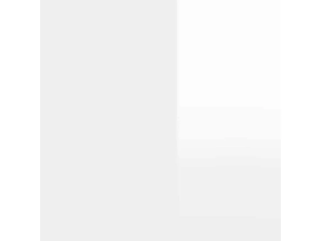 Comodino Bianco Lucido 40x30x39 cm in Legno Multistrato