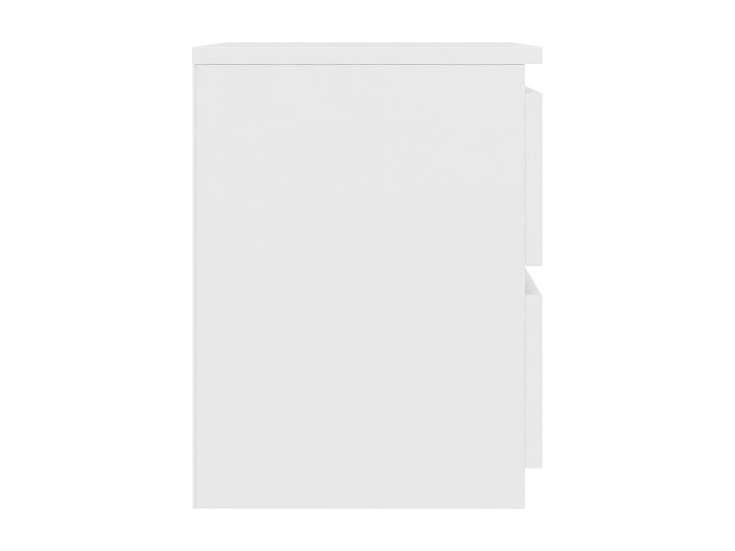 Nachttisch Weiß 30x30x40 cm Holzwerkstoff