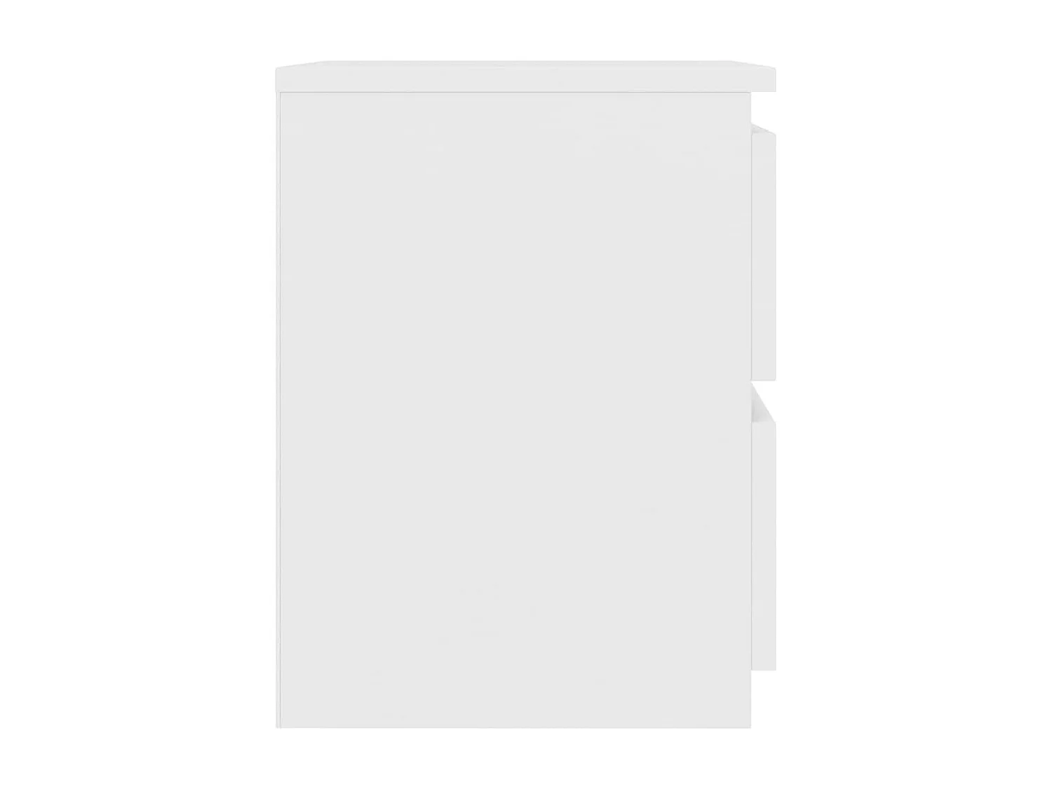 Nachttisch Weiß 30x30x40 cm Holzwerkstoff