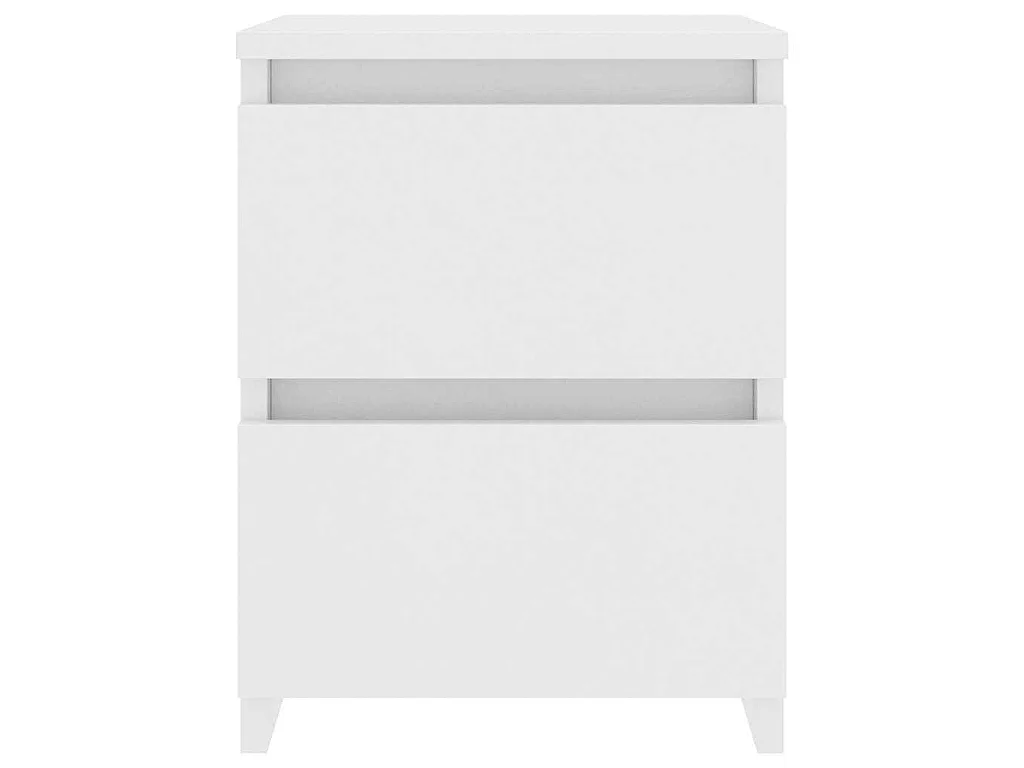 Mesa de cabeceira 30x30x40 cm contraplacado branco