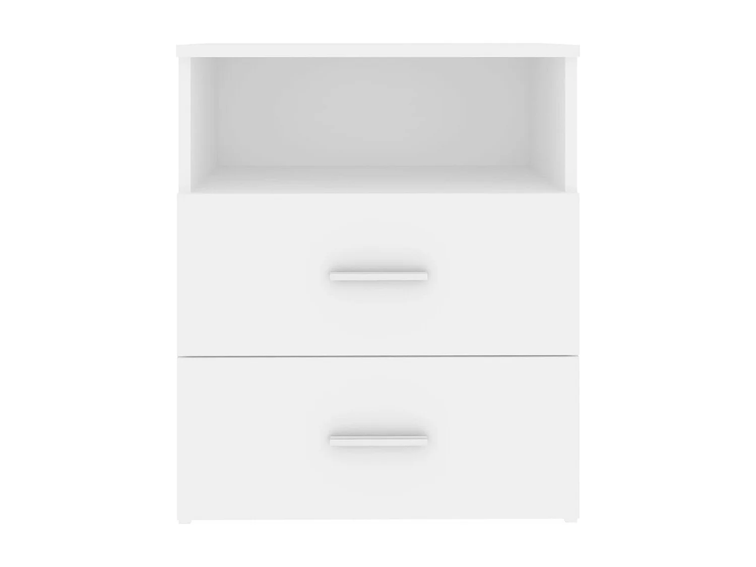 Table de chevet Blanc 50x32x60 cm