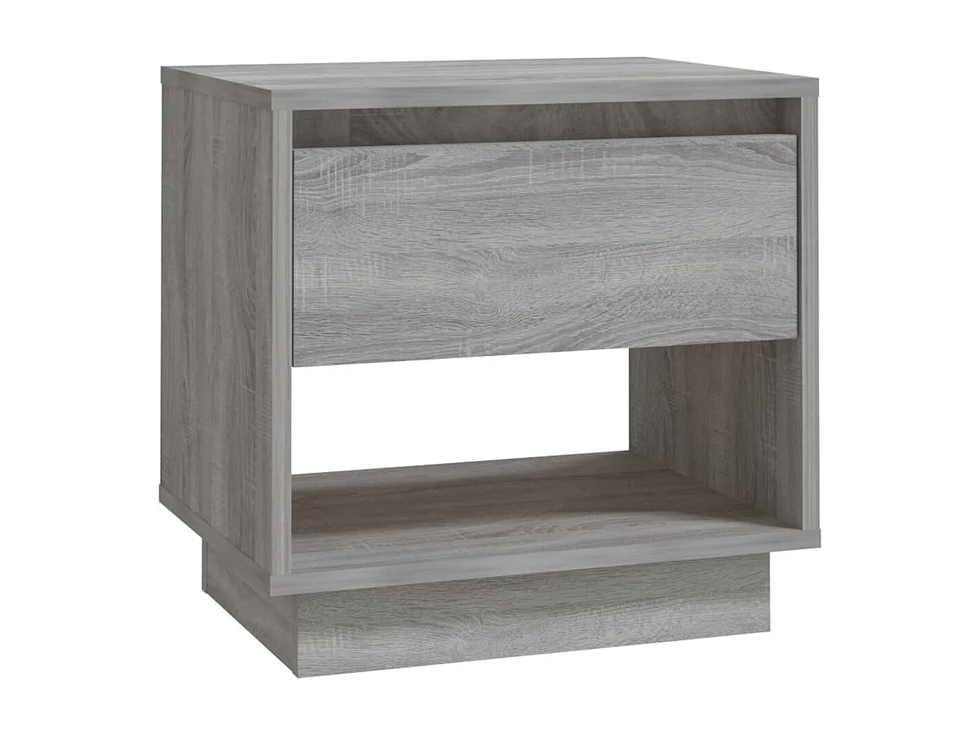 Nachtkastjes 2 st 45x34x44 cm bewerkt hout grijs sonoma eiken