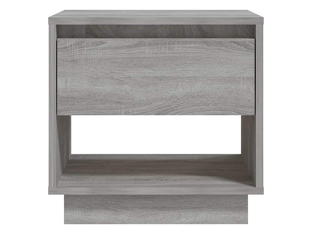 Tables de chevet 2 pcs Sonoma gris 45x34x44cm Bois d'ingénierie