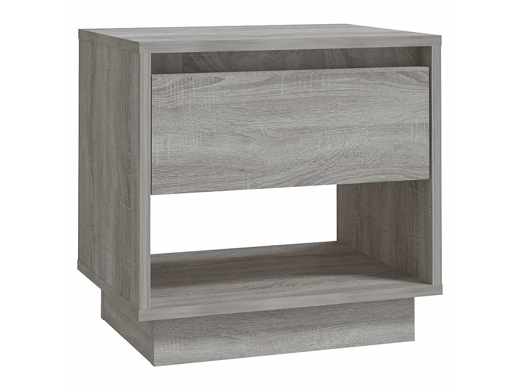 Mesas de cabeceira 2 pcs derivados de madeira sonoma cinza