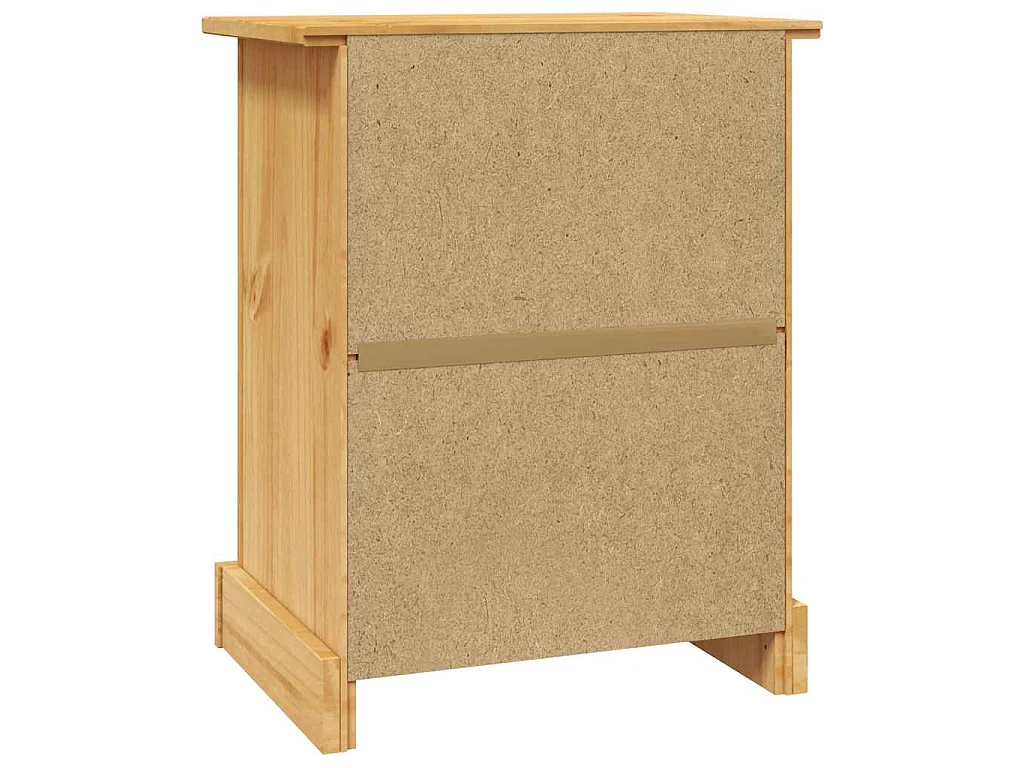 Nachtkastje Mexicaans grenenhout Corona-stijl 53x39x66 cm