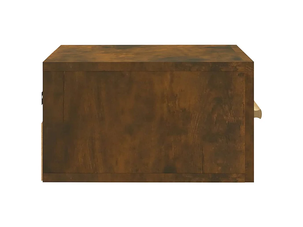 Tables de chevet murales 2 pcs chêne fumé 35x35x20 cm