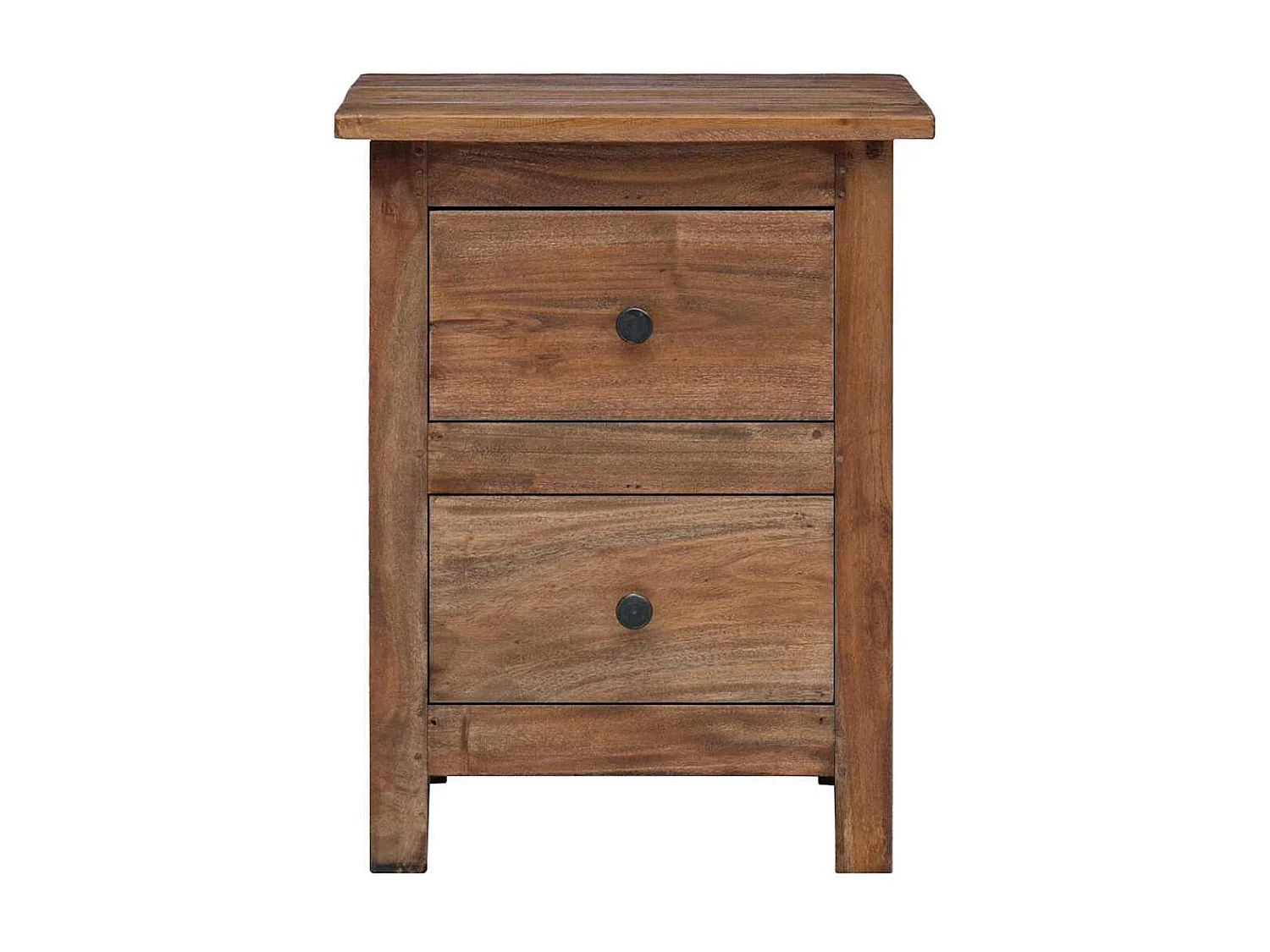 Mesita de noche de madera maciza de caoba 40x30x51 cm