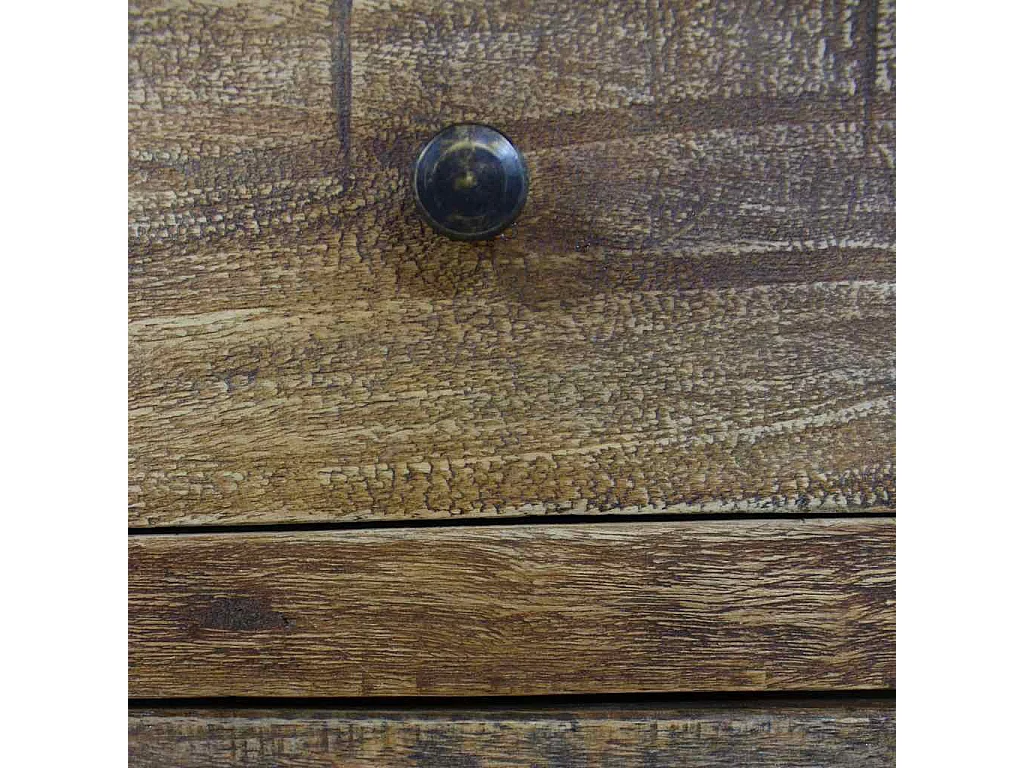 Mesa de cabeceira em madeira de mogno maciça 40x30x51 cm