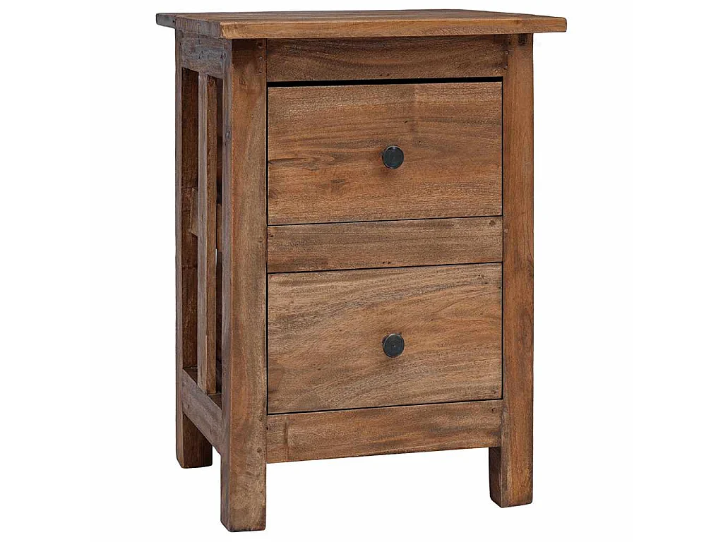 Nachttisch Massives Mahagoniholz 40x30x51 cm