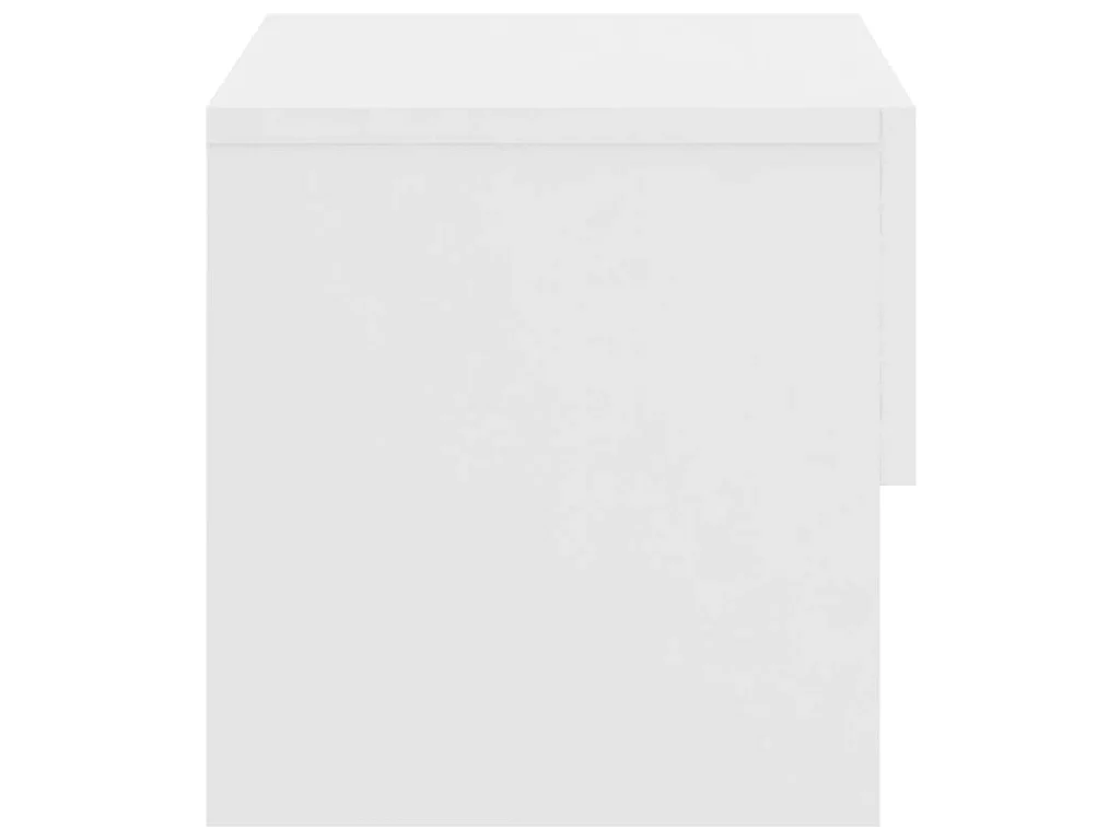 Wand-Nachttisch Weiß