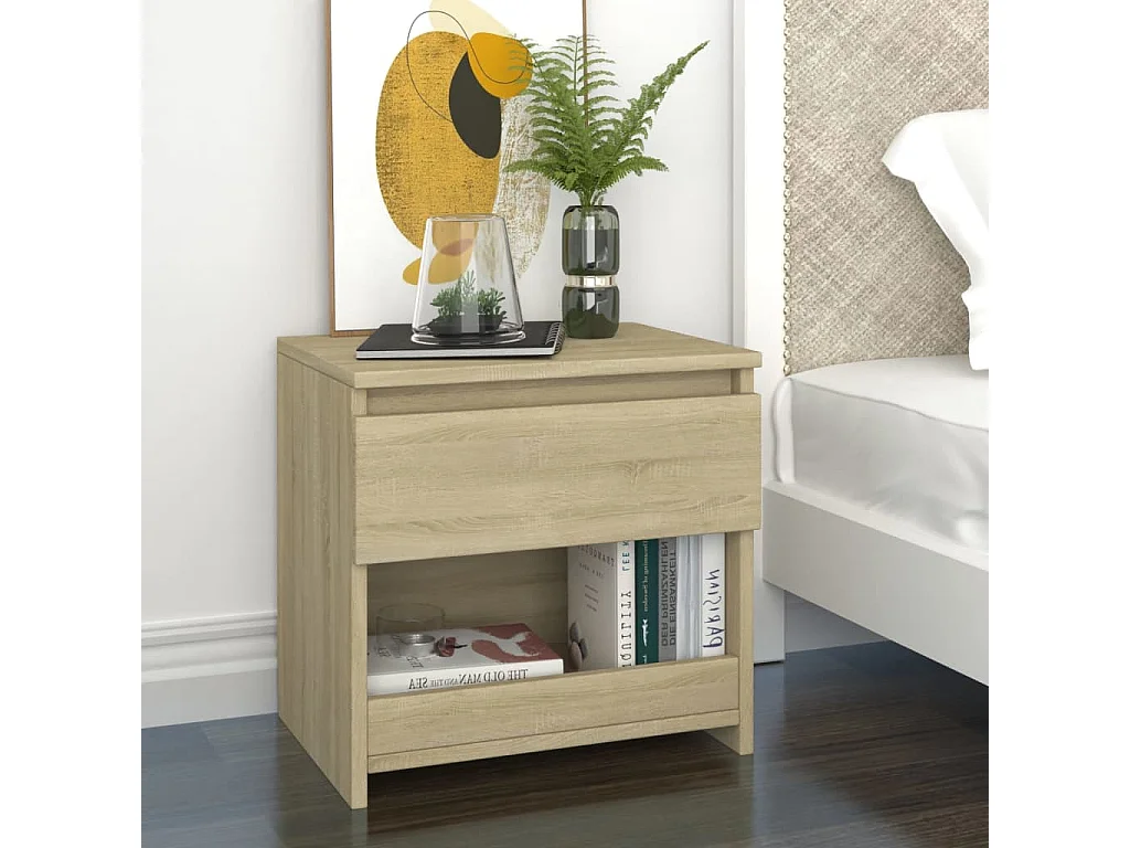 Nachttisch Sonoma-Eiche 40x30x39 cm Holzwerkstoff