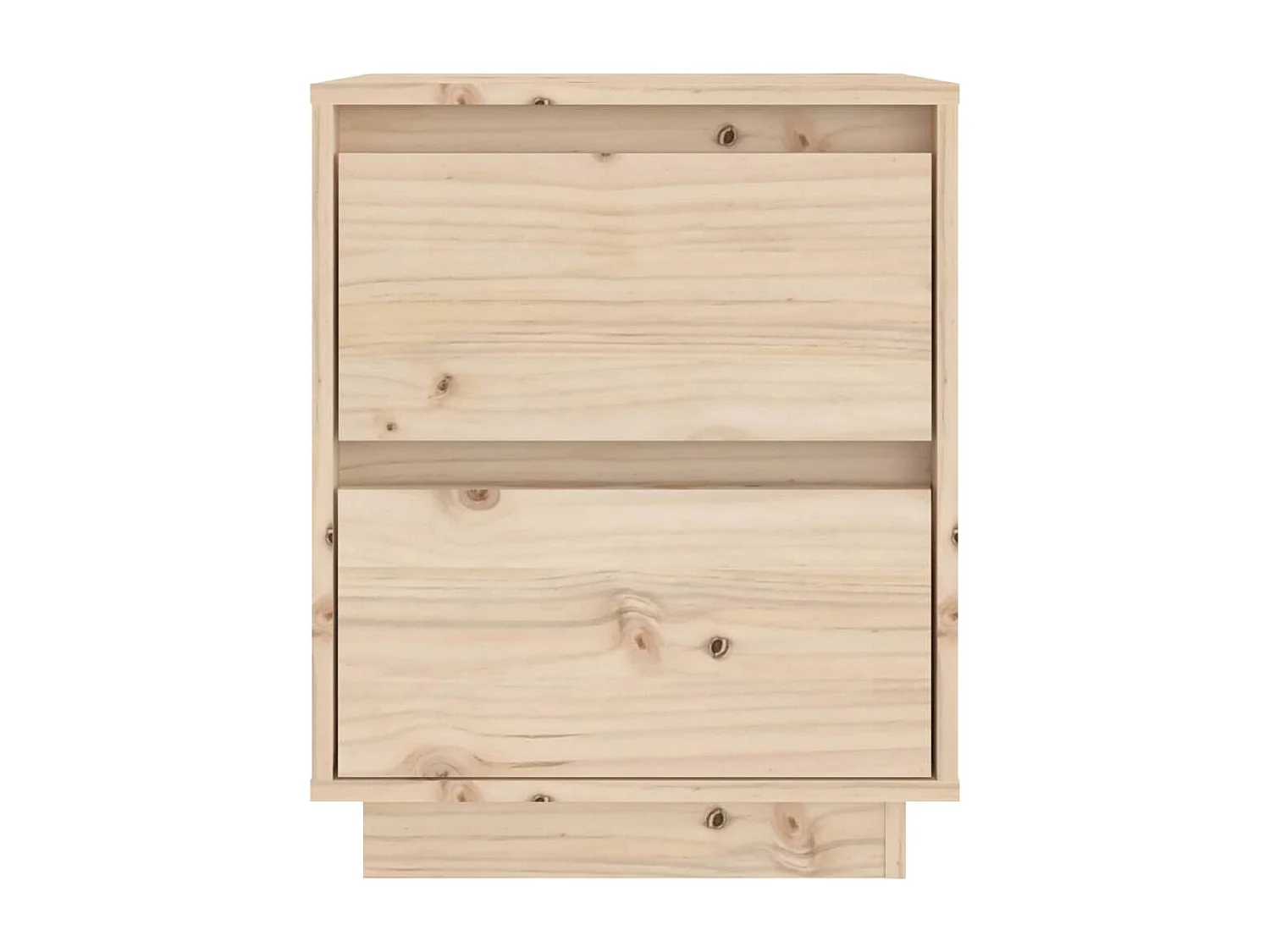 Nachtkastjes 2 st 40x35x50 cm massief grenenhout