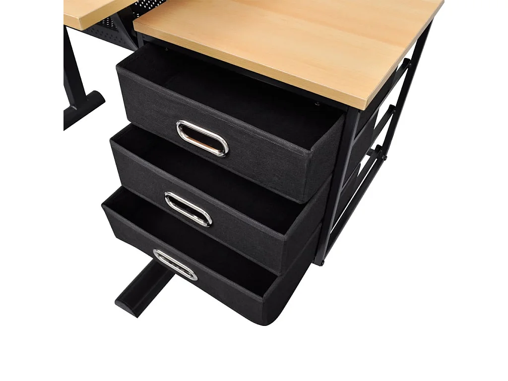 Table à dessin inclinable à 3 tiroirs avec tabouret