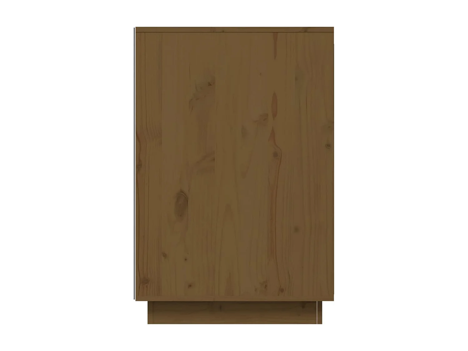 Bureau Marron miel 140x50x75 cm Bois massif de pin