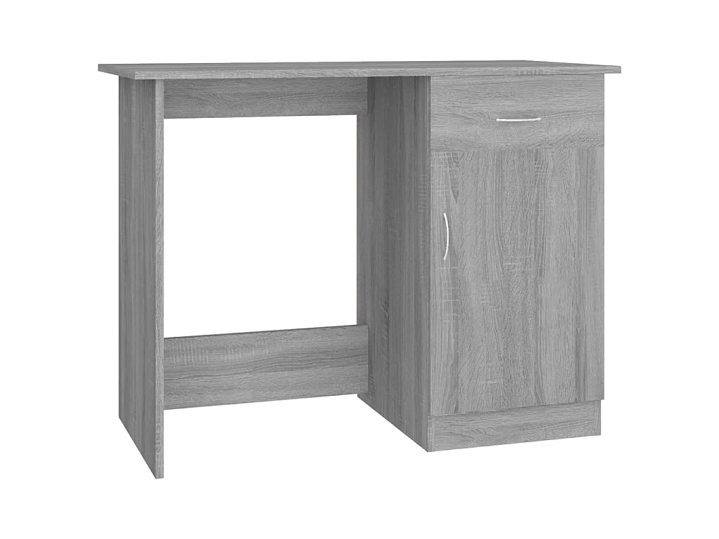 Schreibtisch Grau Sonoma 100x50x76 cm Holzwerkstoff