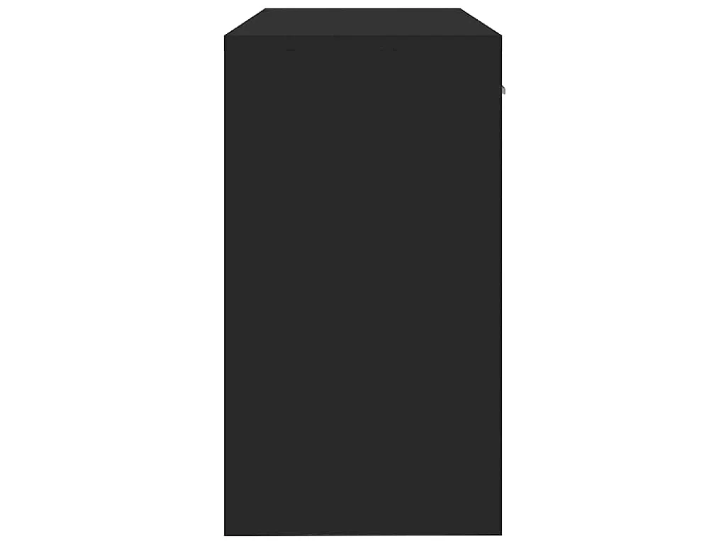 Bureau avec tiroir et armoire Noir 100x40x73 cm Bois ingénierie