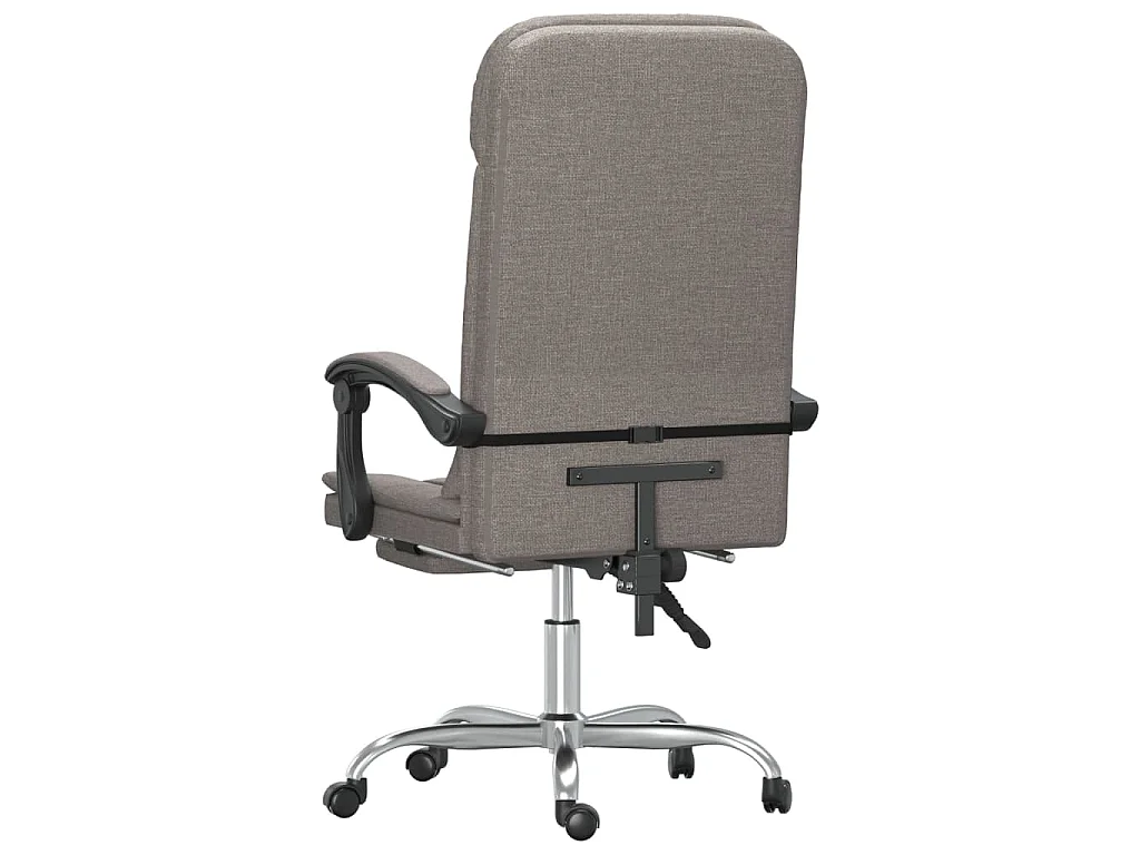Kantoorstoel massage verstelbaar stof taupe