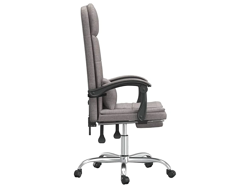 Kantoorstoel massage verstelbaar stof taupe
