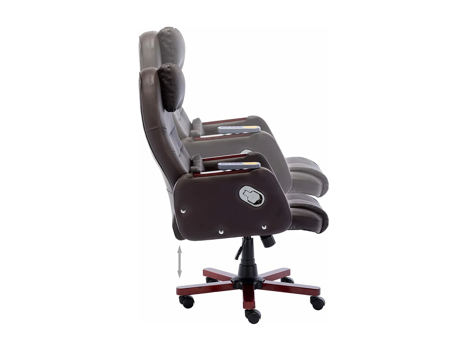 Chaise de bureau de massage Marron Similicuir