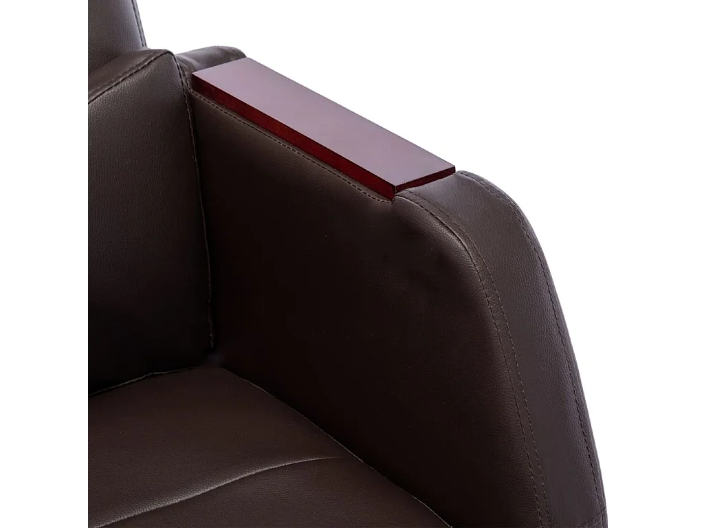 Chaise de bureau de massage Marron Similicuir