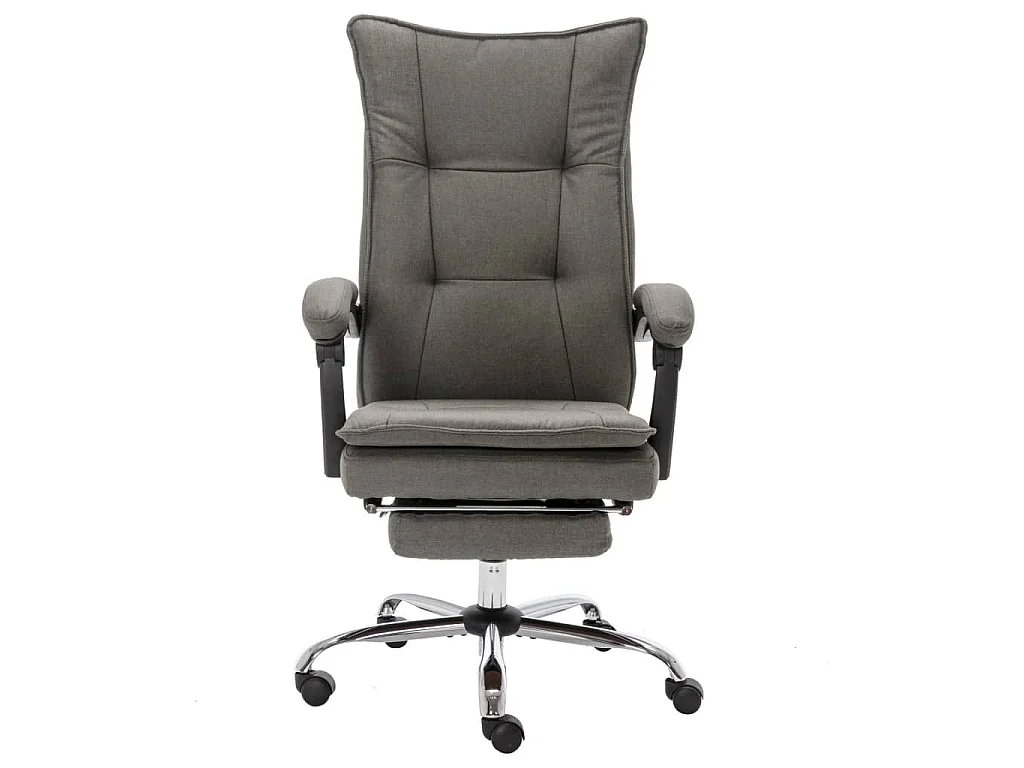Chaise de bureau Gris Tissu