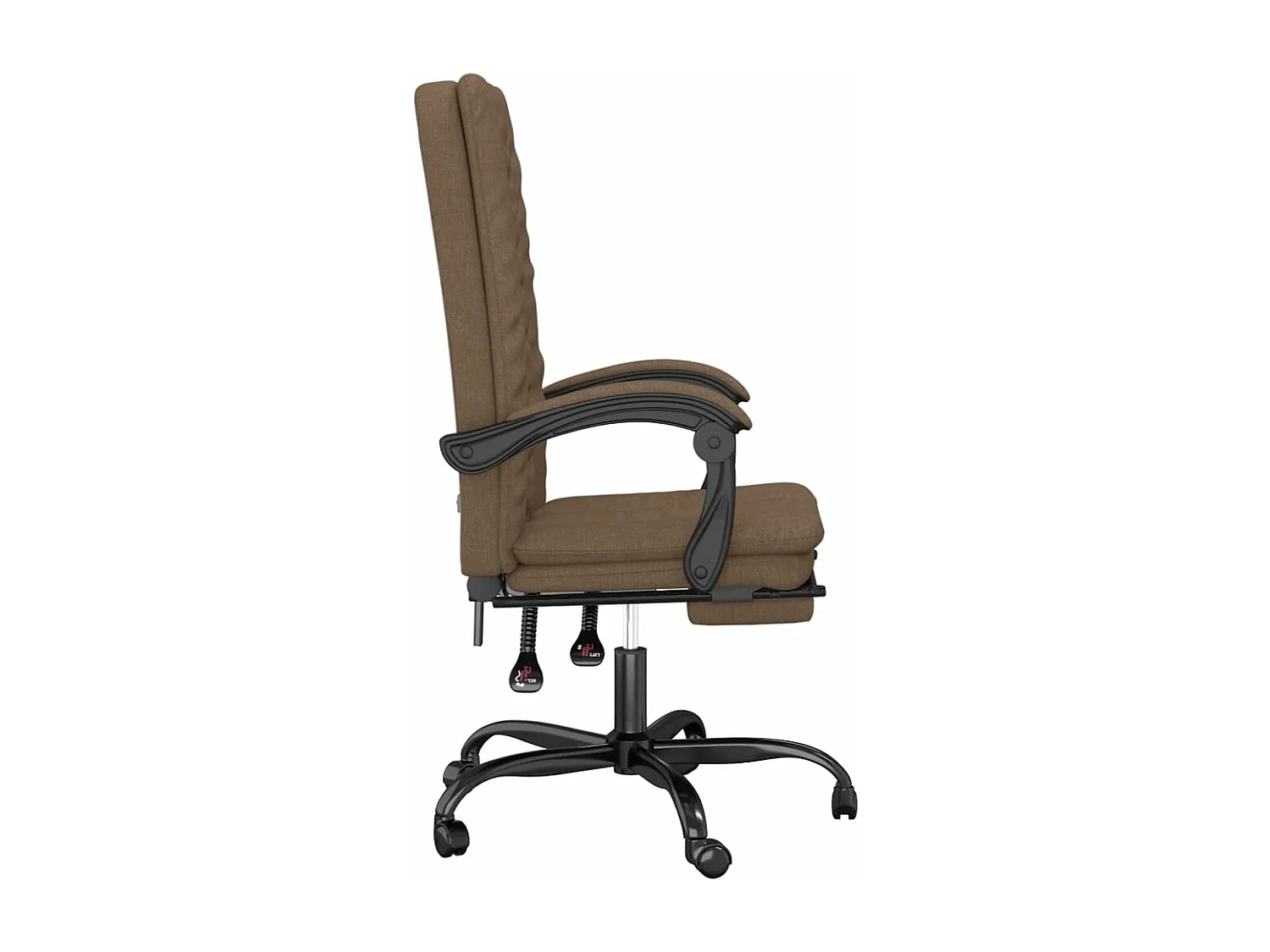 Fauteuil inclinable de bureau Marron Tissu