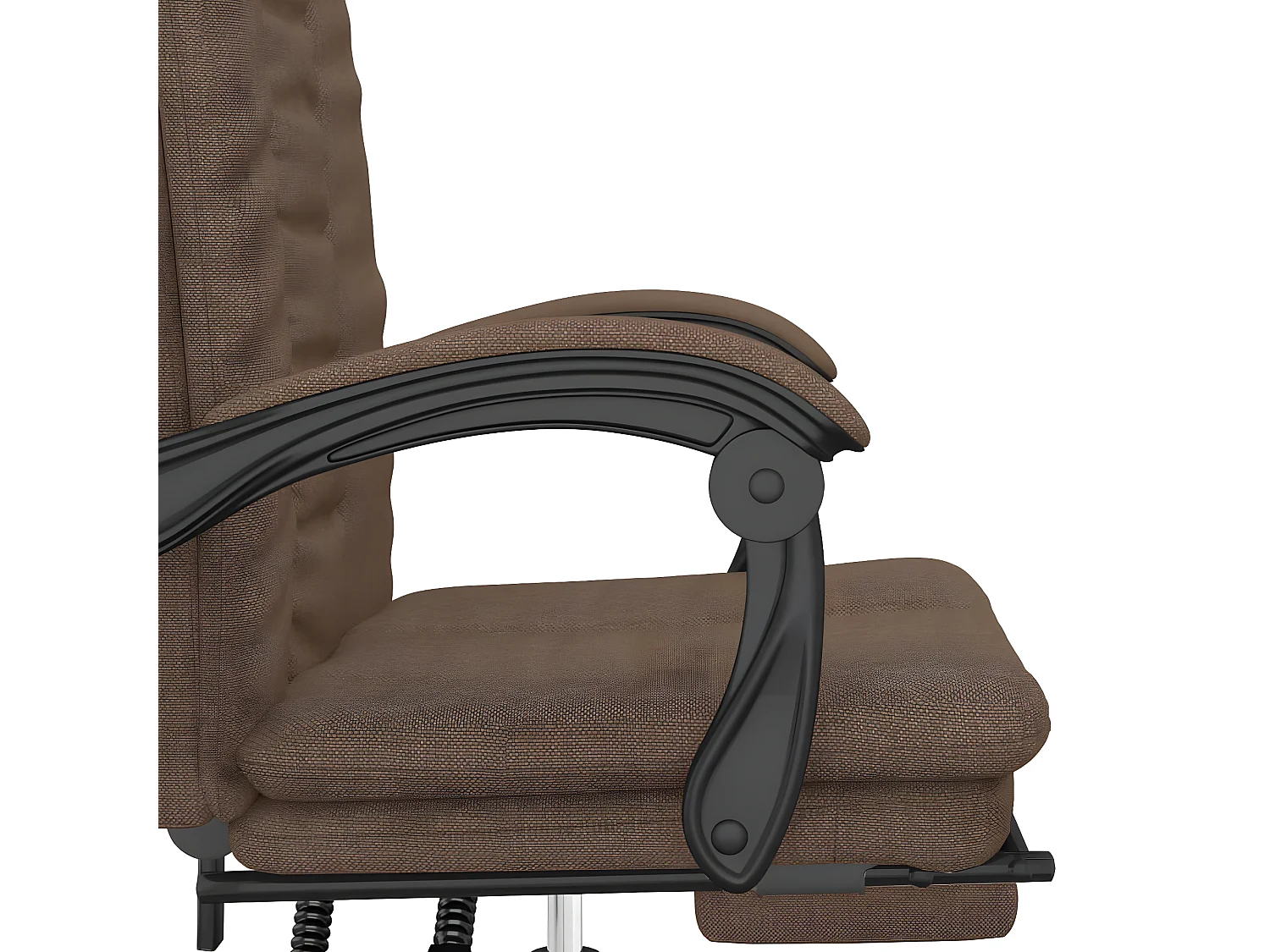 Fauteuil inclinable de bureau Marron Tissu