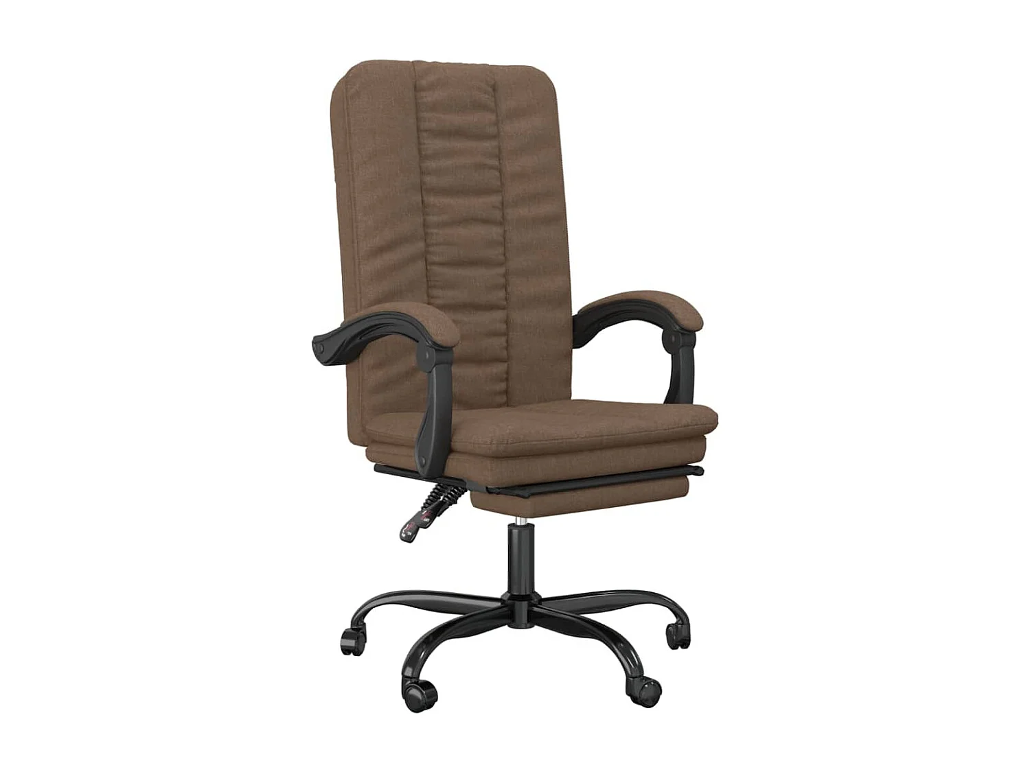 Fauteuil inclinable de bureau Marron Tissu