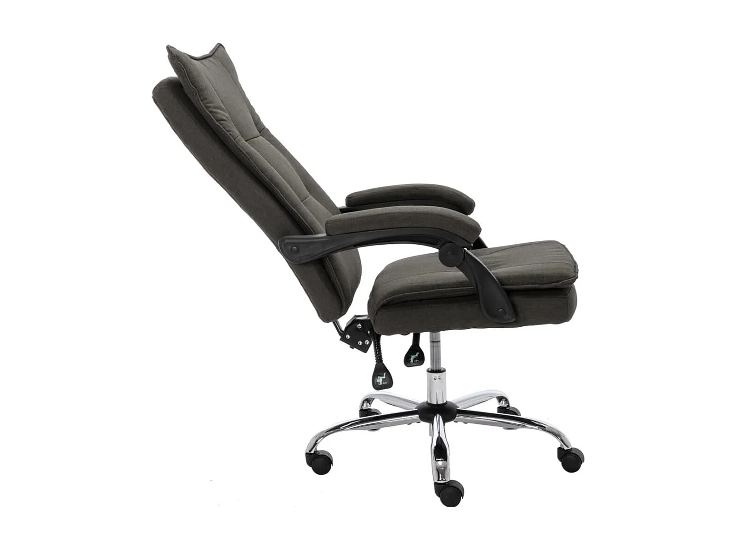 Chaise de bureau Gris Tissu