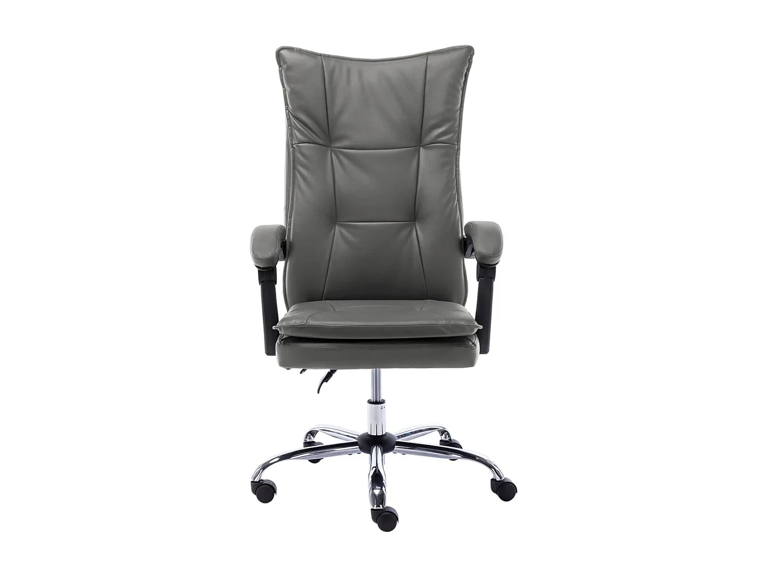 Cadeira de escritório couro artificial antracite