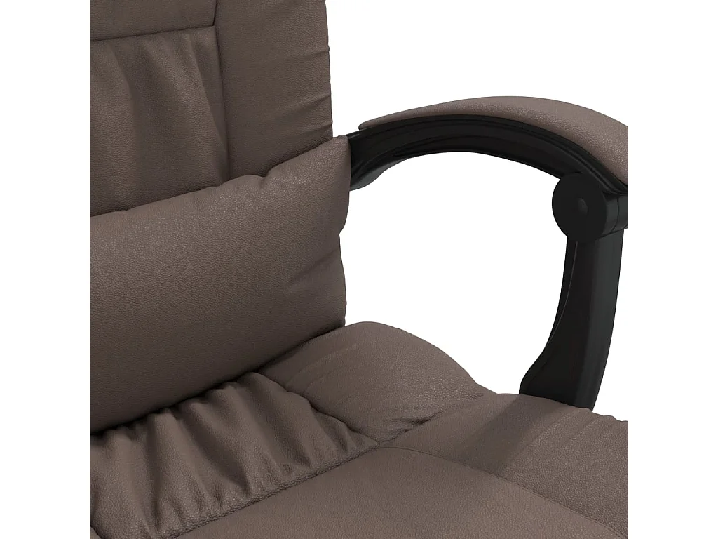 Fauteuil inclinable de bureau Marron Similicuir