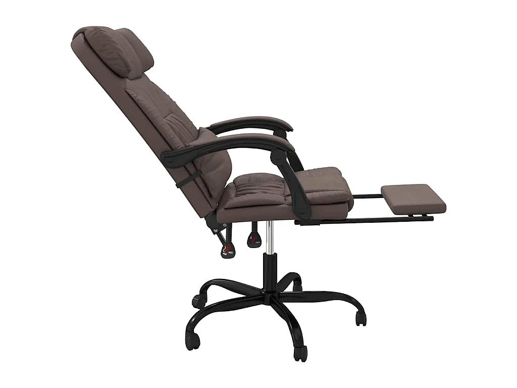 Fauteuil inclinable de bureau Marron Similicuir