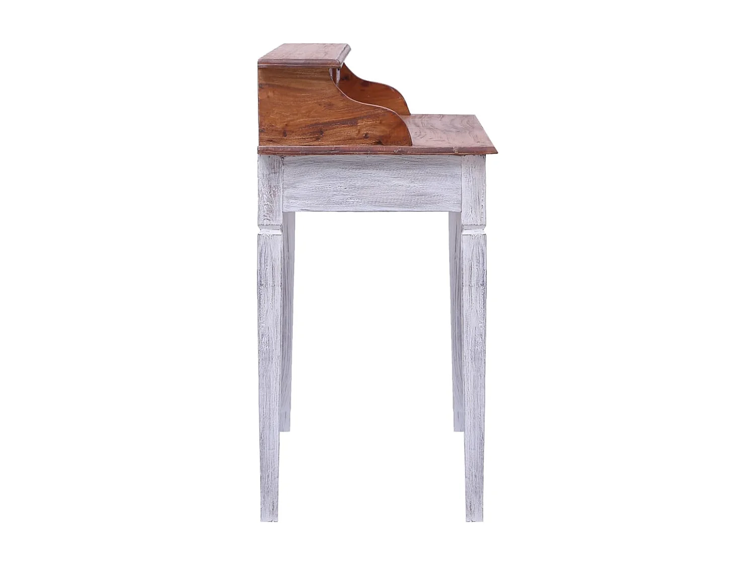 Bureau d'écriture et tiroirs 90x50x101 cm bois massif d'acajou