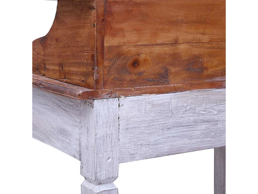 Bureau d'écriture et tiroirs 90x50x101 cm bois massif d'acajou