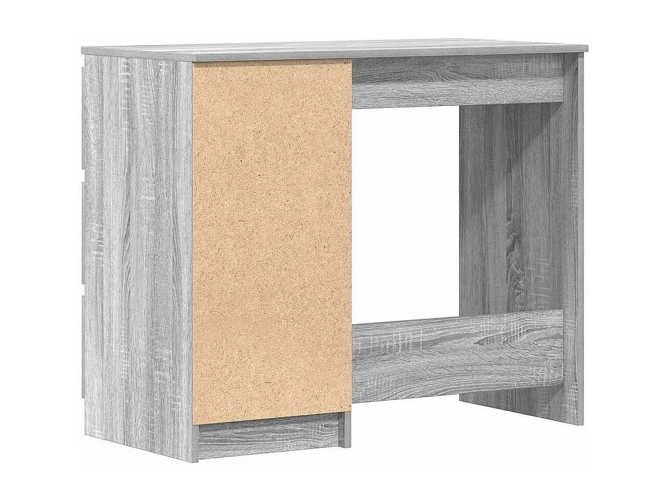 Bureau Sonoma gris 90x45x76 cm Bois d'ingénierie