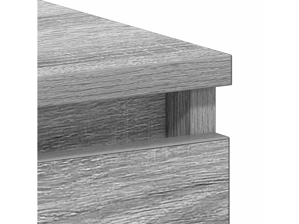 Bureau Sonoma gris 90x45x76 cm Bois d'ingénierie