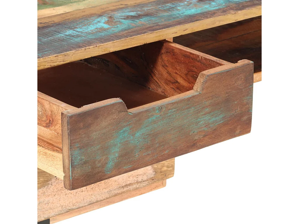 Bureau 118x48x75 cm massief gerecycled hout